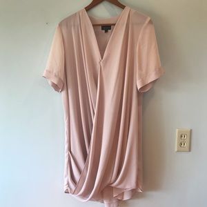 Topshop Drape Front tunic dress